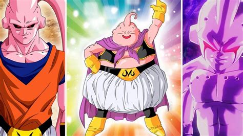 majin boo gordo y flaco|Todas las Formas de majin boo 